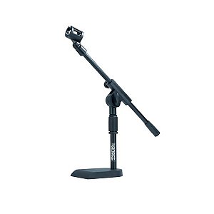PEDESTAL MICROFONE MESA KONECT PB-105 BASE FERRO