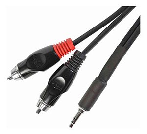 Cabo De Audio 1P2ST x 2RCA Santo Angelo AC7 5m