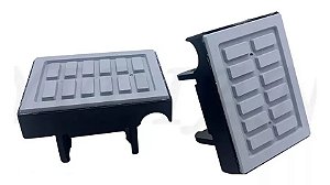 Sapata Para Coladeira De Borda Emborrachada 61,5x79,8mm