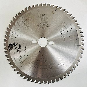 Disco De Serra 250mm 60 Dentes Furo 30mm Hw Para Mdf - Leitz