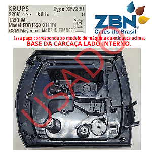 KRUPS XP7230 BASE DA CARCAÇA MÁQUINA MODELO FDB13500111M