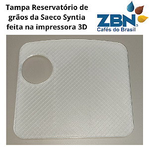 3D TAMPA DO RESERVATÓRIO DE GRÃOS SAECO SYNTIA TRANSLÚCIDA - 11012725