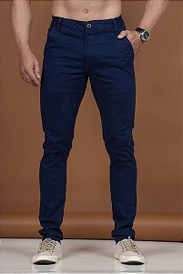 Calça Azul Marinho Esporte Fino