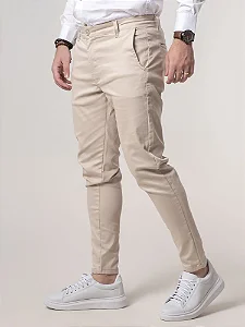 Calça Bege Esporte Fino