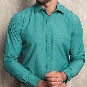 Camisa Jade Manga Longa Slim - Gola Italiana