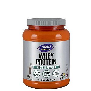 WHEY PROTEIN CHOCOLATE 2LBS/907G - NOW SPORTS - Day Offer