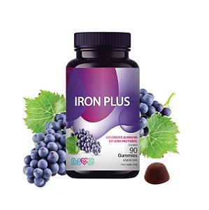 Multivitamínico Ferro Iron Plus 90 Gomas - LIVS Gummies