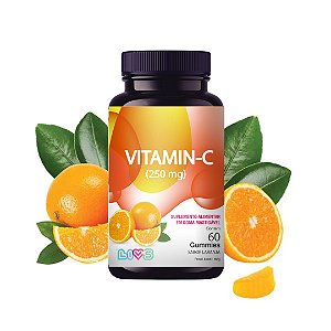 Vitamina C 60 gomas - sistema imunológico - LIVS Gummies