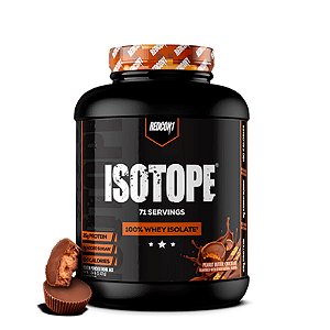 Isotope 100% Whey Protein Isolate 5lb Peanut Butter Redcon 1