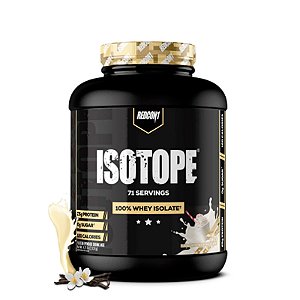 Isotope 100% Whey Protein Isolate 5lb Vanilla Redcon 1