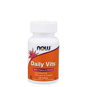 Multivitamínico Daily Vits 100 Tabletes - NOW SPORTS