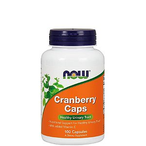 Cranberry Now Foods  100 capsulas importado - tratamento urinario