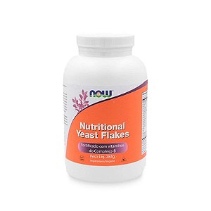 Levedura nutricional Now foods  Yeast Flakes  284g  - Importado