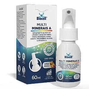 Multiminerais A - Suplemento Alimentar Líquido Spray 60 ml