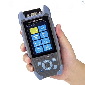 OTDR Portátil 1310/1550 7x1 OPC+LS+VFL+RJ45