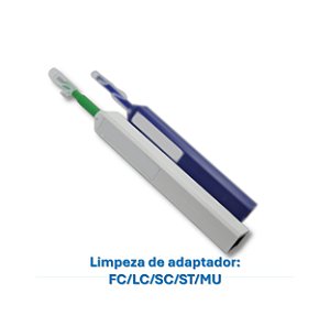 Caneta Para Limpeza De Conectores Ópticos Fibra Óptica 2,5mm - FC/LC/SC/ST/MU