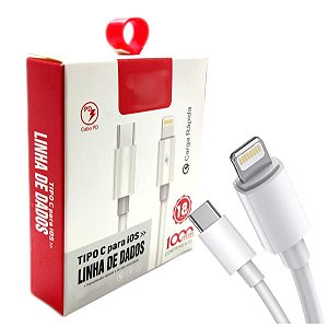 Cabo P/ iPhone Ios Usb Tipo C Lightning 18w Carregador Dados TAM 1M MODELO KAP-333-PD