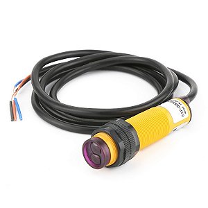 Fotosensor NPN 30cm E3F-DS30C4 para Contador de Produção