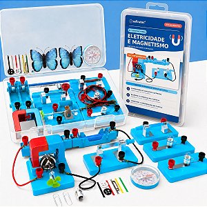 Kit Didático Eletricidade Magnetismo Safiratec KES-ELMA0701