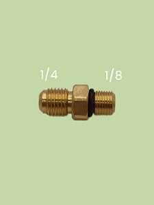 ADAPTADOR 1/4 SAE  M    X    1/8 BSP  M