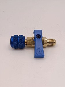 Registro Bola 1/4 Refrigeração Manifold Vacuometro