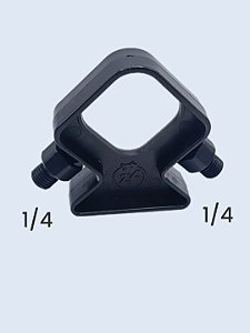 SUPORTE ZL  PARA MANGUEIRA DE VACUO 1/4 X 1/4