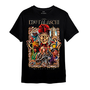 Camiseta - Edu Falaschi - Bispo Negro