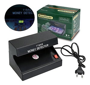 Identificador De Notas Cédulas Dinheiro Falso Luz Negra Uv