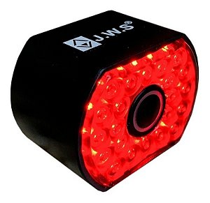 Lanterna Traseira Bike Brake Light 22 Leds Usb Sensor Freio