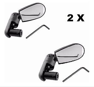 1 Par Retrovisor Bike Espelho Bicicleta Guidão Mtb Speed
