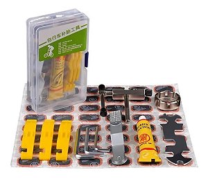 Kit Ferramenta Bike Kit Remendo Bicicleta 12pçs -28 Reparos