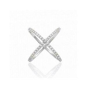 Anel X Diamantes