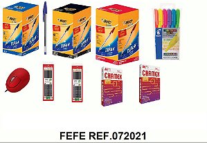 Kit Escritório - com 09 itens Fefe Ref.072021