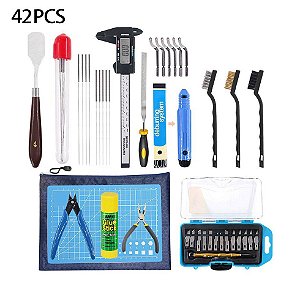 Kit Ferramenta para impressora 3D com 42 peças fefecomercioac + Bolsa Bosch- Fefe Comércio,Serviços de Assessoria e Consultoria e Ganhe um brinde