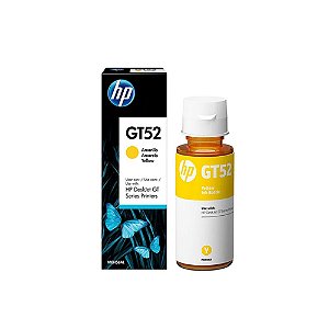 Garrafa de tinta GT 52  Amarelo HP M0H56AL Deskjet 5822, 5820 - cx c/01 unidade