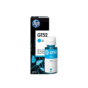 Garrafa de tinta GT 52 Ciano HP M0H54AL Deskjet 5822,5820 - cx c/01 unidade