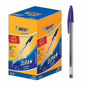 Caneta Esferográfica Azul 1.0mm Cristal Bic - caixa com 50 unidades