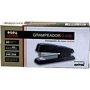 Grampeador 26/6 20fl O-200 Easy Office - Embalagem com 01 unidade