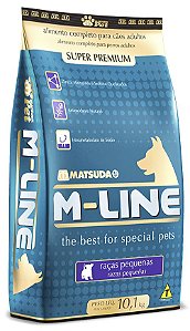 Ração Super Premium M-Line para Cães Adultos de Raças Pequenas 10,1Kg