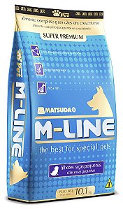 Ração Super Premium M-Line para Cães Filhotes de Raças Pequenas 10,1Kg