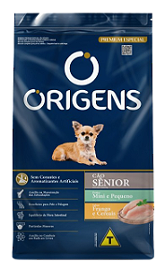 Ração Origens Premium Especial para Cães Sênior Mini e Pequeno Frango 10,1Kg