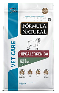 Ração Fórmula Natural Vet Care Hipoalergênica Cão Mini e Pequeno 2Kg