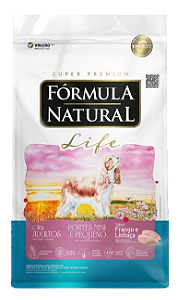 Ração Fórmula Natural Super Premium Life Cães Adultos Portes Mini e Pequeno