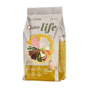 Ração Quatree Life Gatos Castrados Frango 10,1Kg