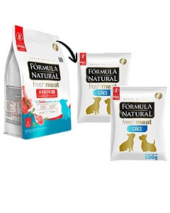 Ração Fórmula Natural Fresh Meat Sensitive Cão Mini Pequeno 505g