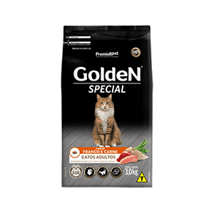 Ração Golden Special Gato Adulto Frango e Carne 3Kg