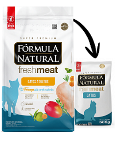 Ração Fórmula Natural Fresh Meat Gatos Adultos Frango 505g
