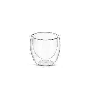 Copo Vidro Parede Dupla 160ml - 06096
