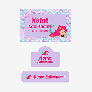 4. Sereia - kit escolar