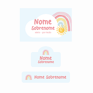 5. Arco Iris - kit escolar